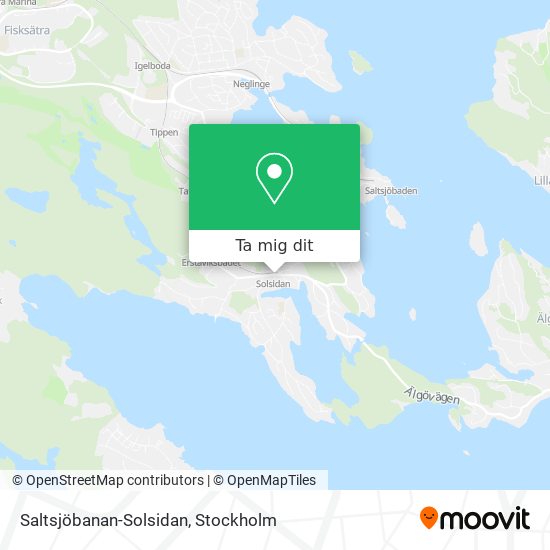 Saltsjöbanan-Solsidan karta