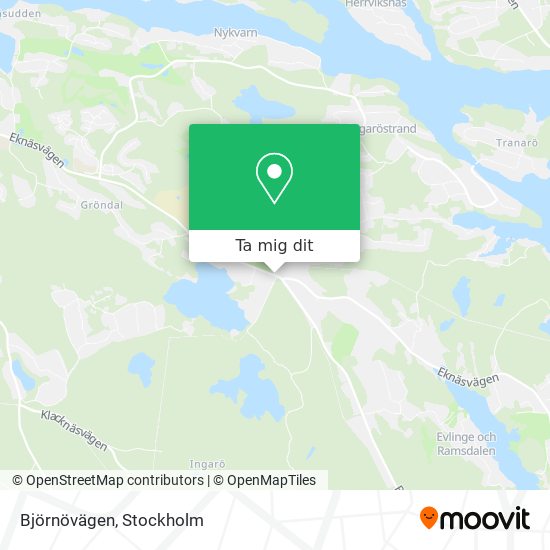 Björnövägen karta