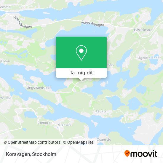 Korsvägen karta