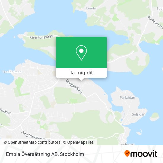 Embla Översättning AB karta