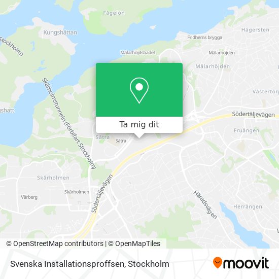 Svenska Installationsproffsen karta