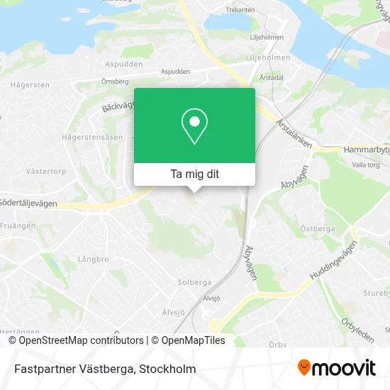 Fastpartner Västberga karta