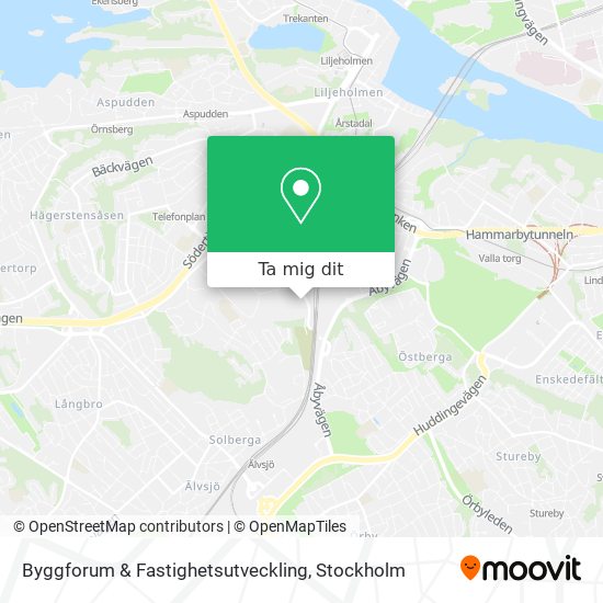 Byggforum & Fastighetsutveckling karta