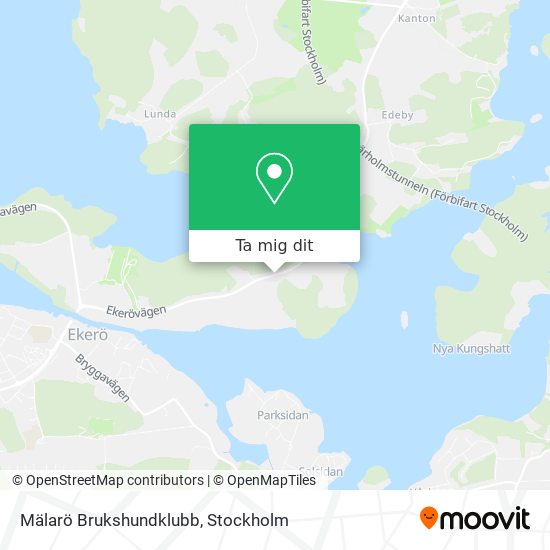 Mälarö Brukshundklubb karta