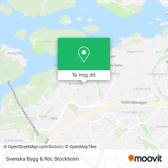 Svenska Bygg & Rör karta