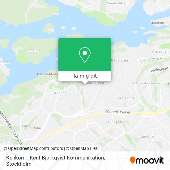 Kenkom - Kent Björkqvist Kommunikation karta
