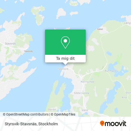 Styrsvik-Stavsnäs karta