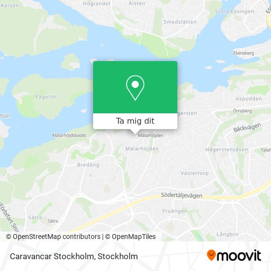 Caravancar Stockholm karta