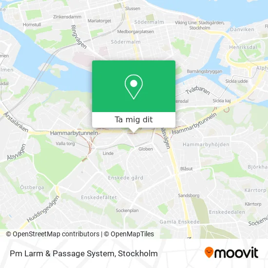 Pm Larm & Passage System karta