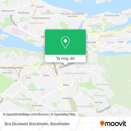 Bra Ekonomi Stockholm karta