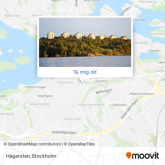 Hägersten karta