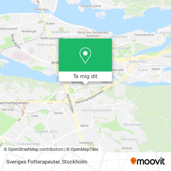 Sveriges Fotterapeuter karta