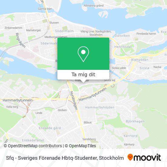 Sfq - Sveriges Förenade Hbtq-Studenter karta