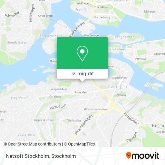 Netsoft Stockholm karta