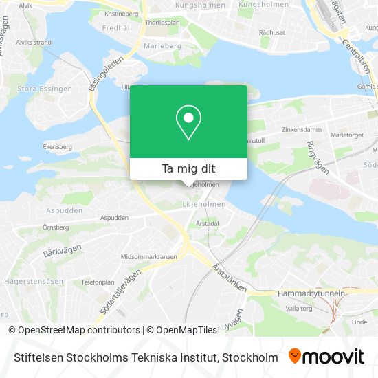 Stiftelsen Stockholms Tekniska Institut karta