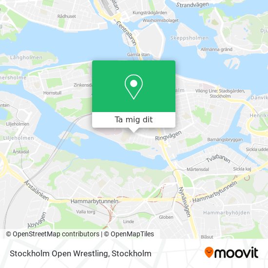 Stockholm Open Wrestling karta