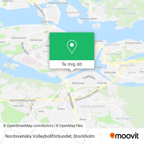 Nordsvenska Volleybollförbundet karta