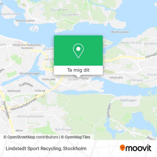 Lindstedt Sport Recycling karta