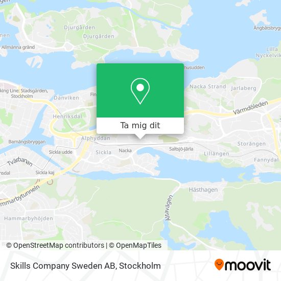 Skills Company Sweden AB karta