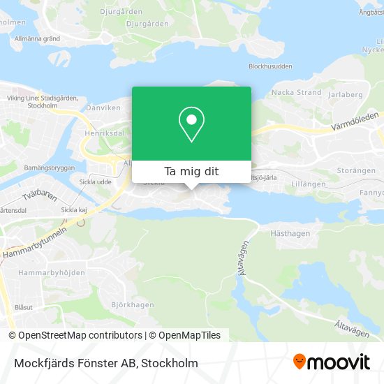 Mockfjärds Fönster AB karta
