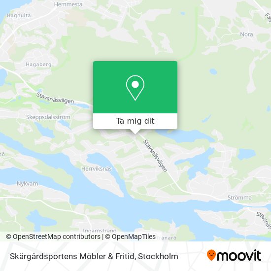 Skärgårdsportens Möbler & Fritid karta