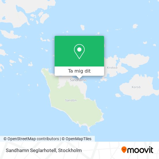 Sandhamn Seglarhotell karta