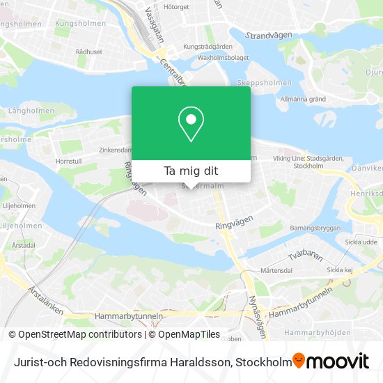 Jurist-och Redovisningsfirma Haraldsson karta