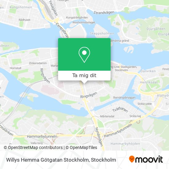 Willys Hemma Götgatan Stockholm karta