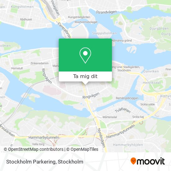 Stockholm Parkering karta