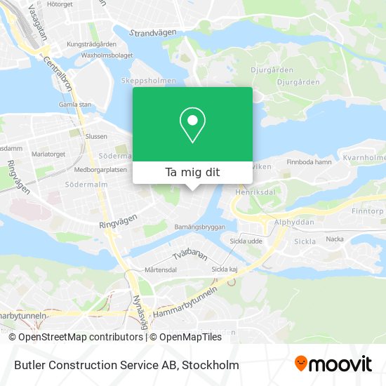 Butler Construction Service AB karta