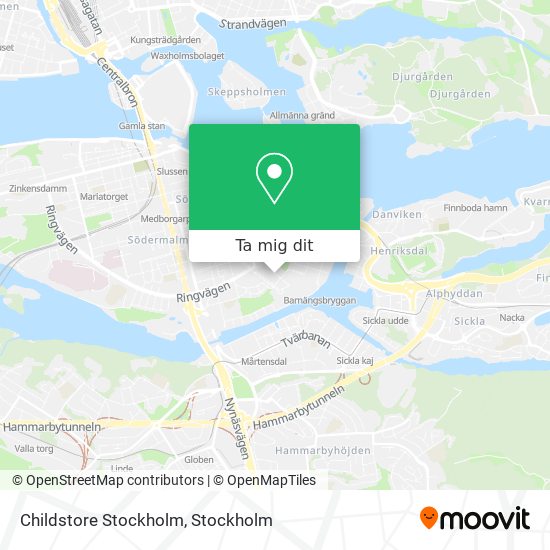 Childstore Stockholm karta