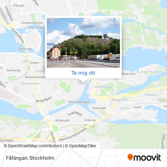 Fåfängan karta