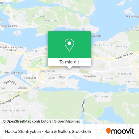 Nacka Stentryckeri - Ram & Galleri karta