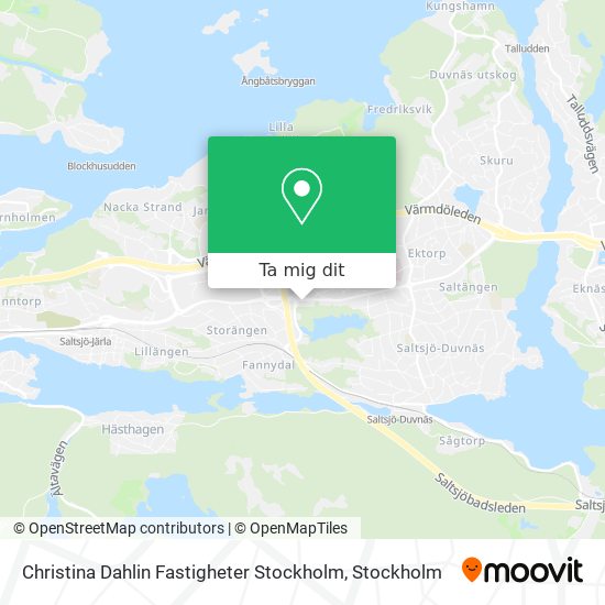 Christina Dahlin Fastigheter Stockholm karta