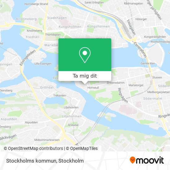 Stockholms kommun karta