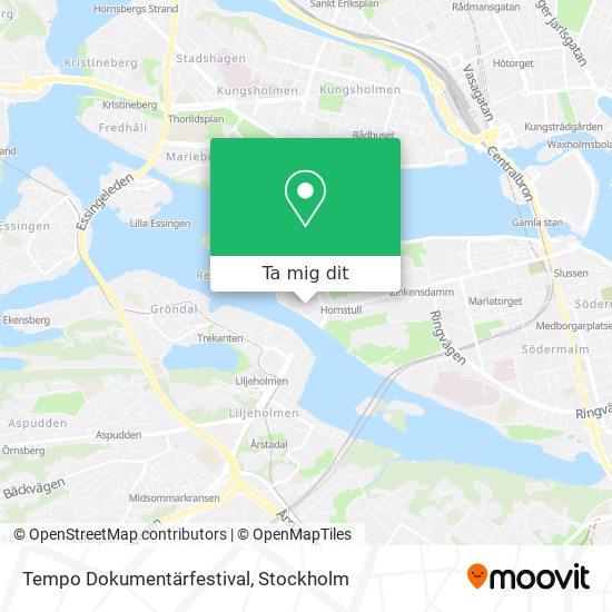 Tempo Dokumentärfestival karta