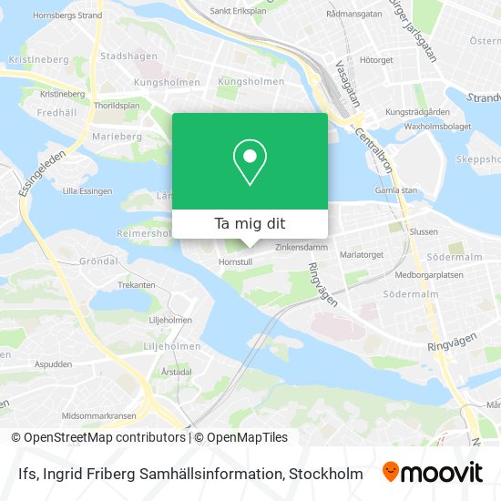 Ifs, Ingrid Friberg Samhällsinformation karta