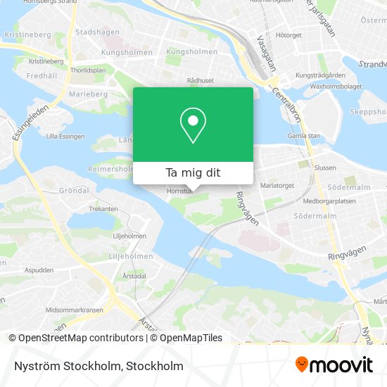 Nyström Stockholm karta