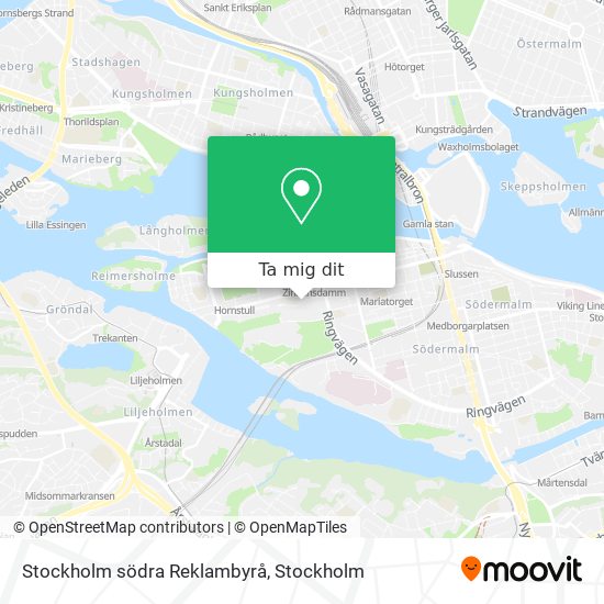 Stockholm södra Reklambyrå karta