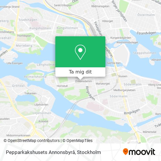 Pepparkakshusets Annonsbyrå karta