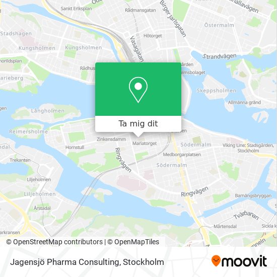 Jagensjö Pharma Consulting karta