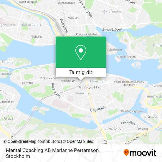 Mental Coaching AB Marianne Pettersson karta