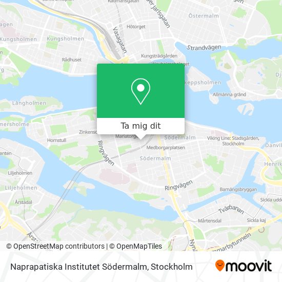 Naprapatiska Institutet Södermalm karta