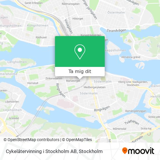 Cykelåtervinning i Stockholm AB karta