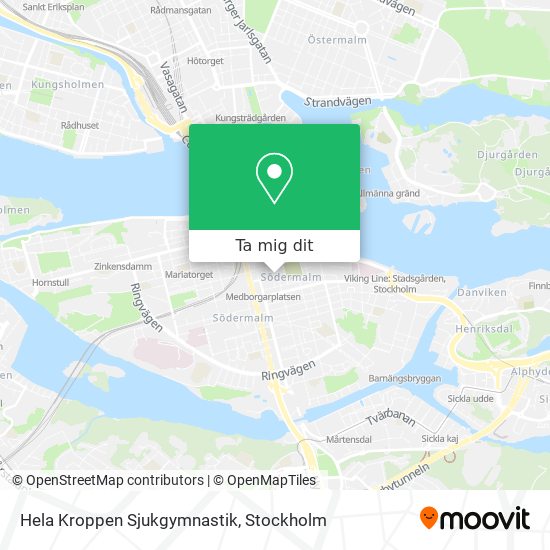 Hela Kroppen Sjukgymnastik karta