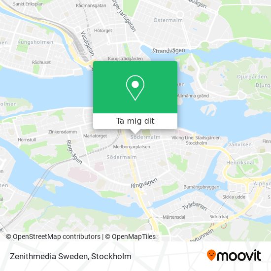 Zenithmedia Sweden karta