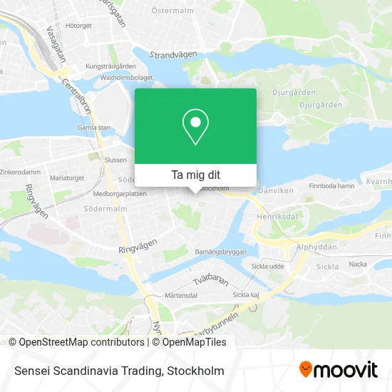 Sensei Scandinavia Trading karta