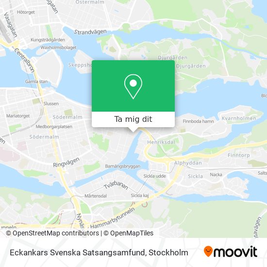 Eckankars Svenska Satsangsamfund karta