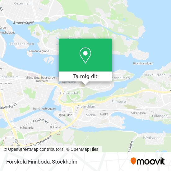 Förskola Finnboda karta