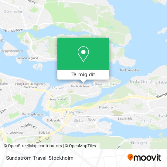 Sundström Travel karta